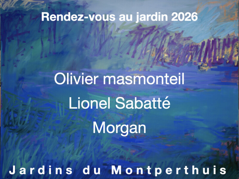 Exposition : les artistes Olivier Masmonteil, Lionel Sabatté et Morgan aux Jardins du Montperthuis