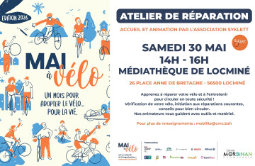 Atelier de réparation vélos