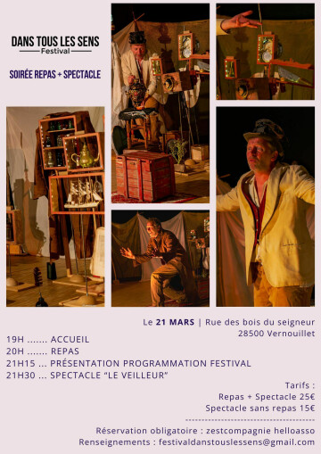 Soirée SPECTACLE + REPAS