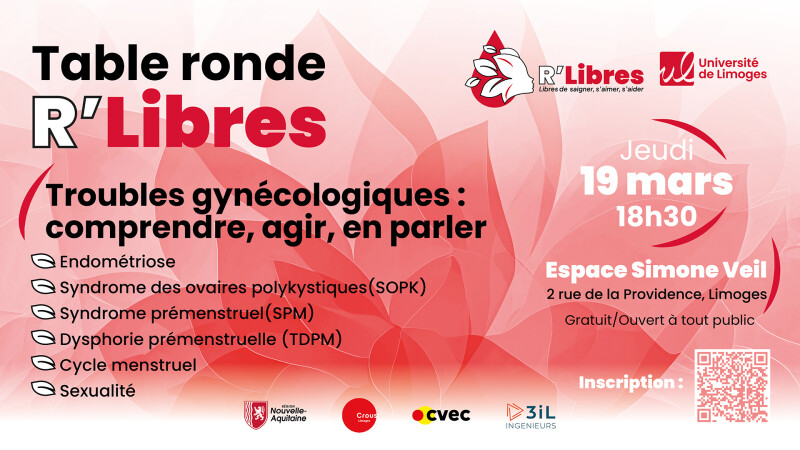 R'Libres : Table ronde sur les troubles gynécologiques