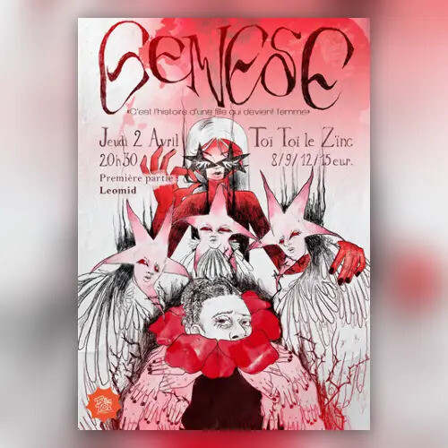 Tarif jeune et étudiant.e : 8 euros / Tarif mini : 9 euros