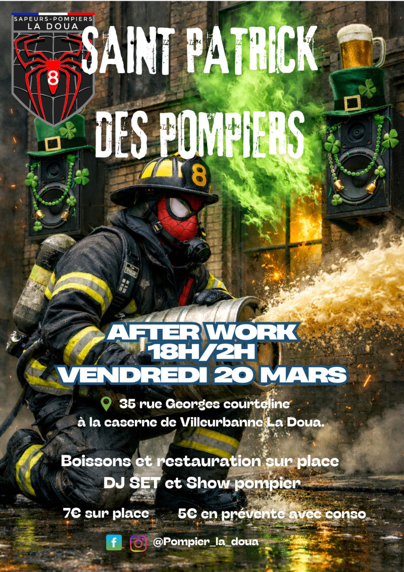 Saint-Patrick de la caserne de pompiers de la Doua