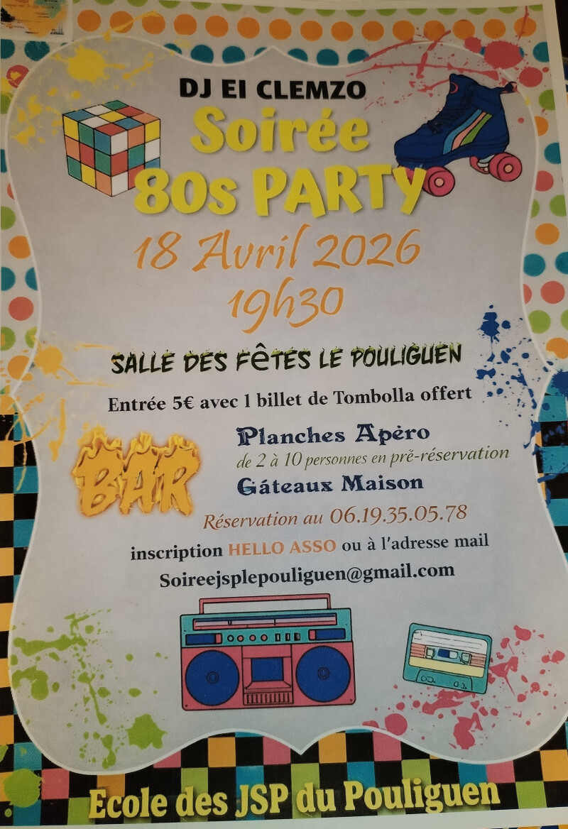 Soirée 80s party