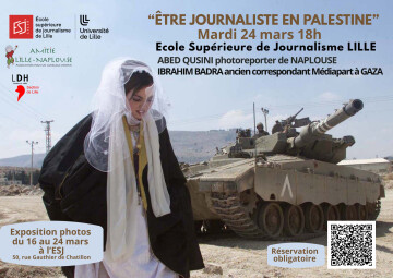 Table ronde « Être journaliste en Palestine »
