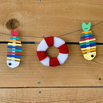 Atelier : guirlande de la mer