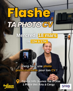 Flashe ta photo CV le 18 mars !