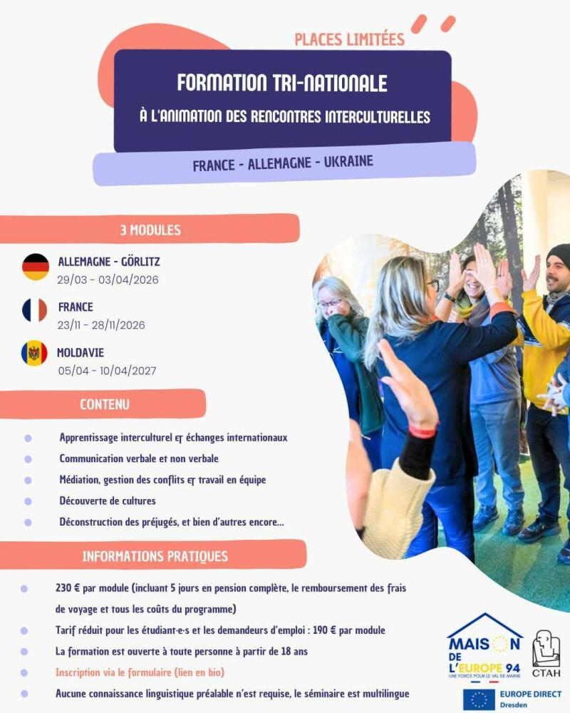 Formation tri-nationale - Animation des rencontres interculturelles