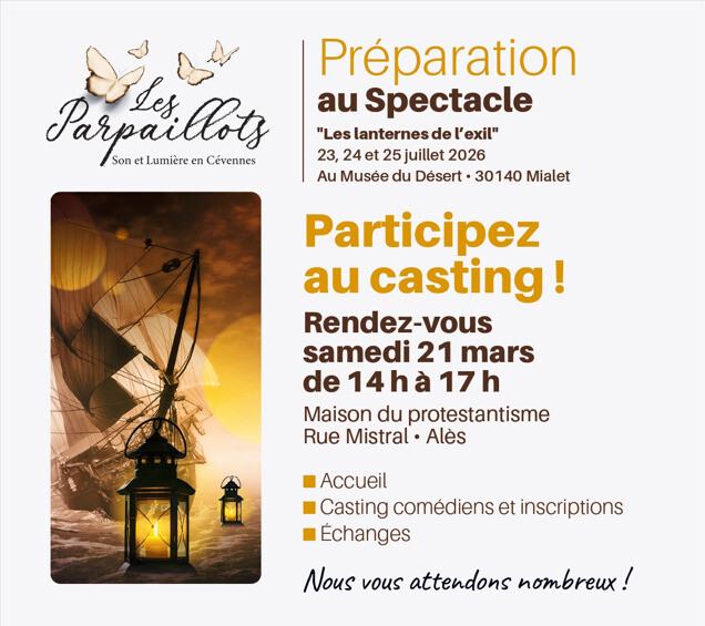 Casting Les Lanternes de l'Exil