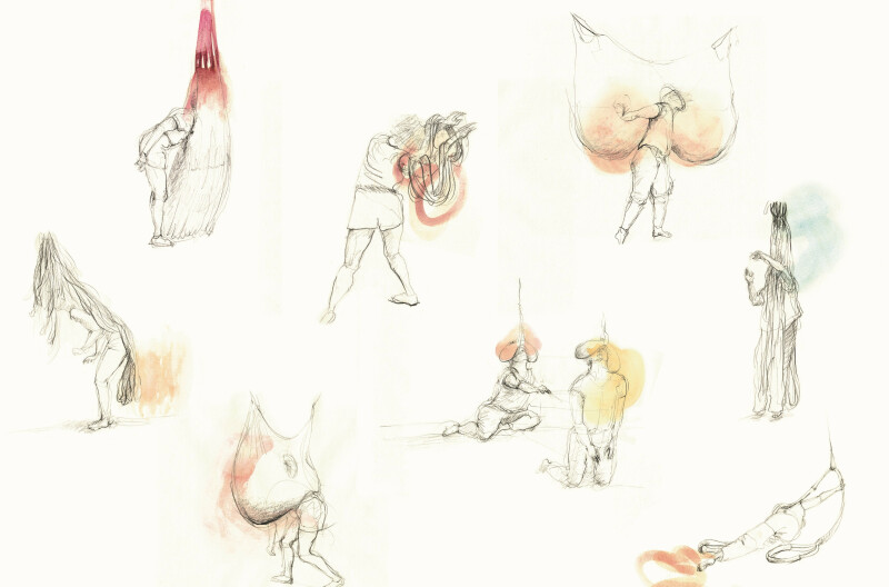 Vernissage de l'exposition "Partage d'intimité" avec Rosy Le Bars