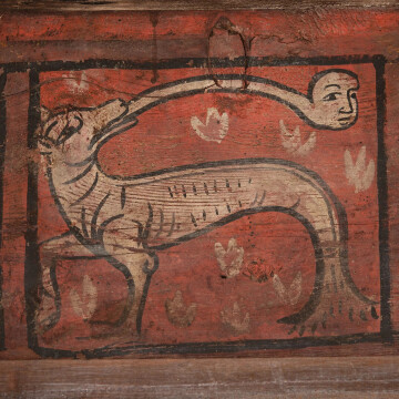 Monstres et chimères sur les plafonds peints du Moyen Âge