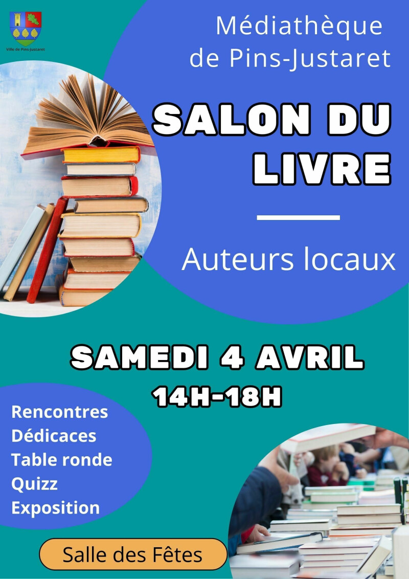 Salon du Livre de la Médiathèque de Pins-Justaret