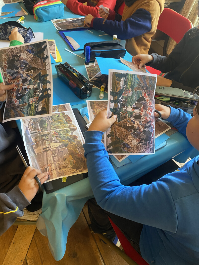 Atelier Collage, paysages de Bretagne