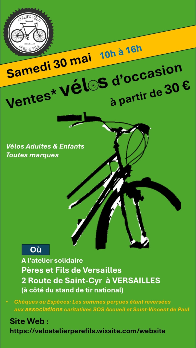 Grande Vente Vélos d'occasion