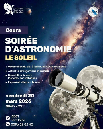 SOIREE DE DECOUVERTE DE L'ASTRONOMIE