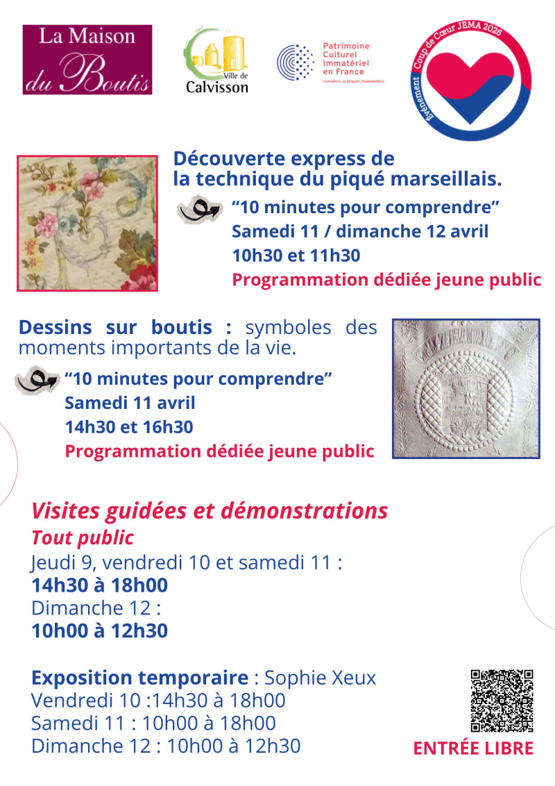 Journées Européennes des Métiers d'Art - visites guidées et démonstrations