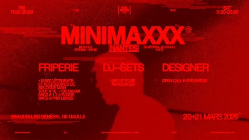 Minimaxxx : friperie, DJ sets, Designers