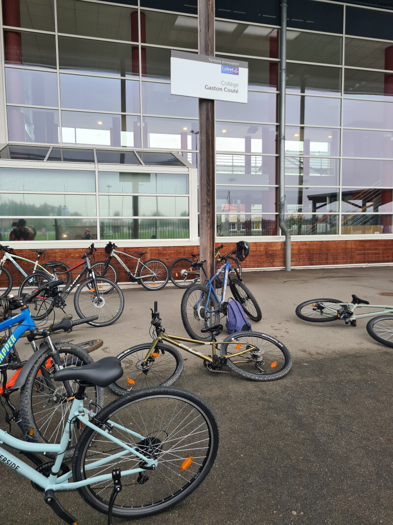 Mai à vélo au Collège Gaston Couté