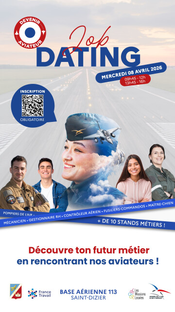 Job Dating des métiers de l’Armée de l’air – Base aérienne 113