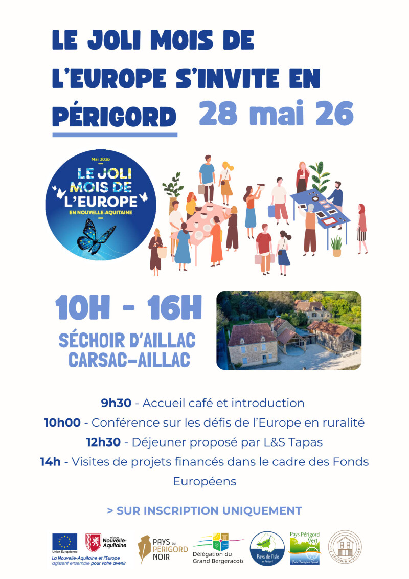 Le Joli Mois de l'Europe s'invite en Périgord