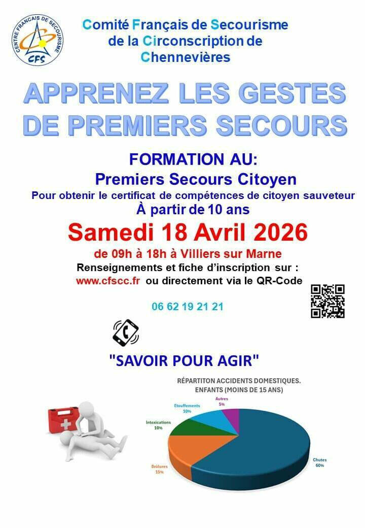 Cours de secourisme PSC