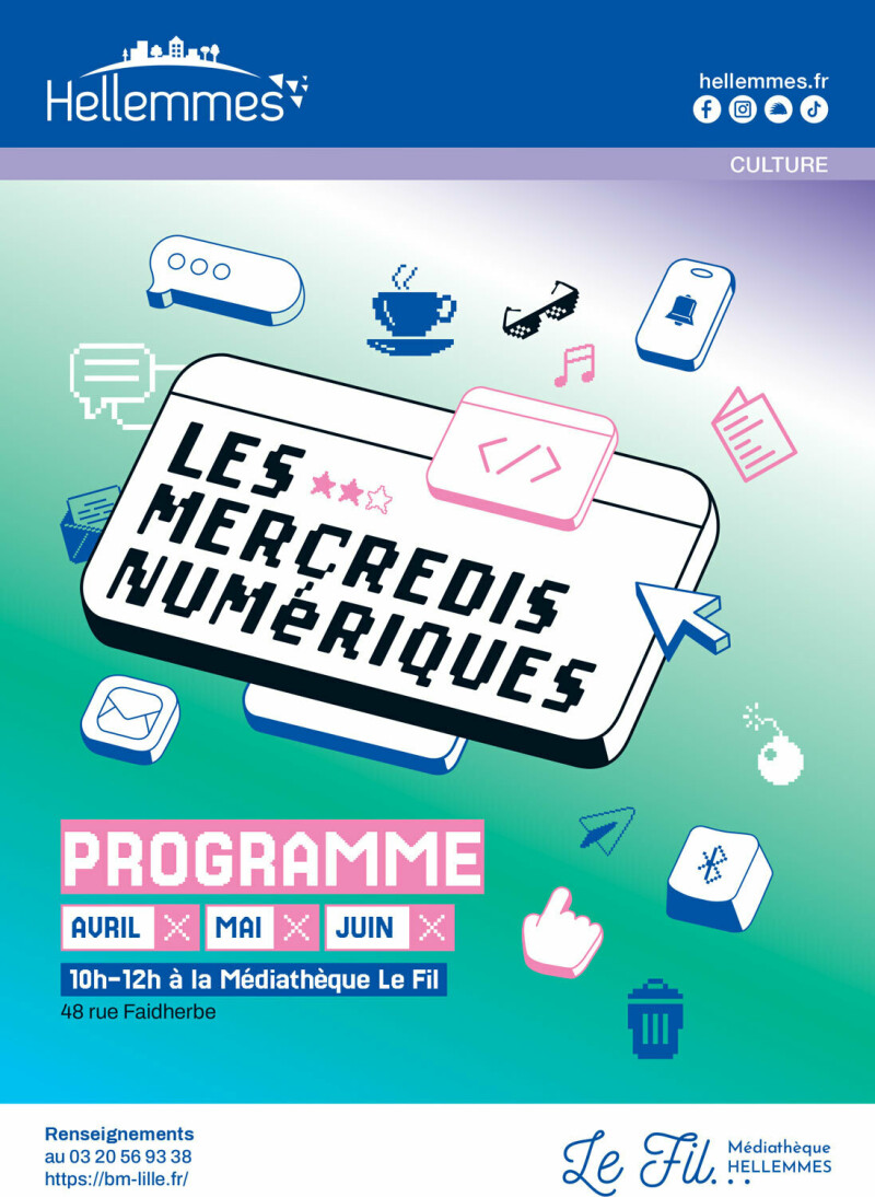 Les mercredis numériques - Du 8/4 au 24/6