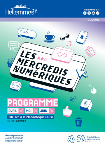 Les mercredis numériques - Du 8/4 au 24/6