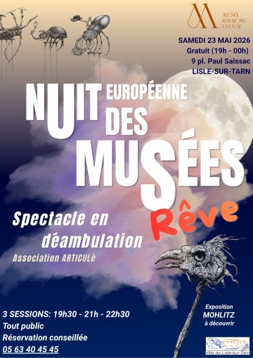 Entre théâtre, danse et gravure, le Musée Raymond Lafage vous propose une soirée fusionnant les arts !