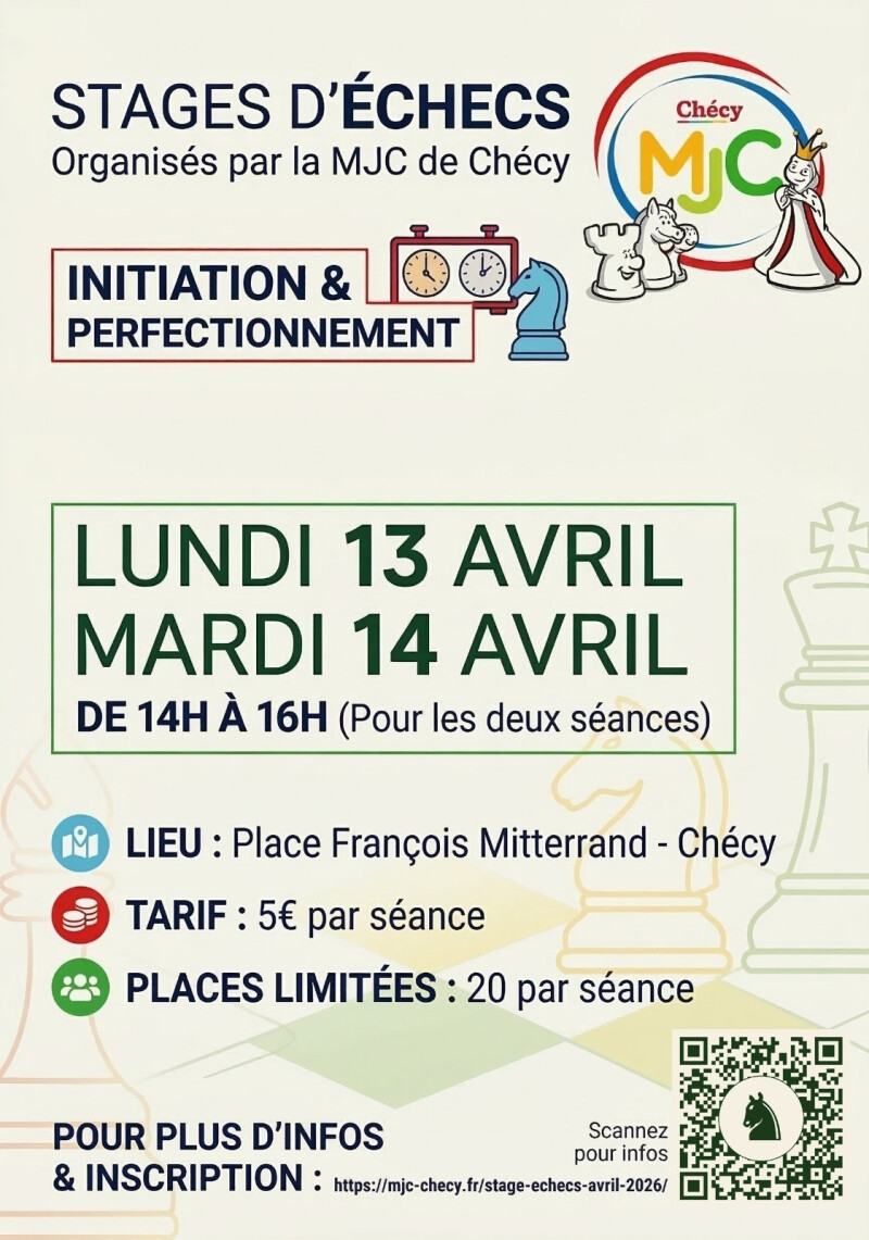 Stages d'échecs