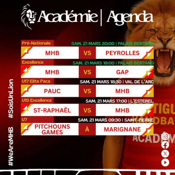 HANDBALL. AGENDA DU WEEK-END