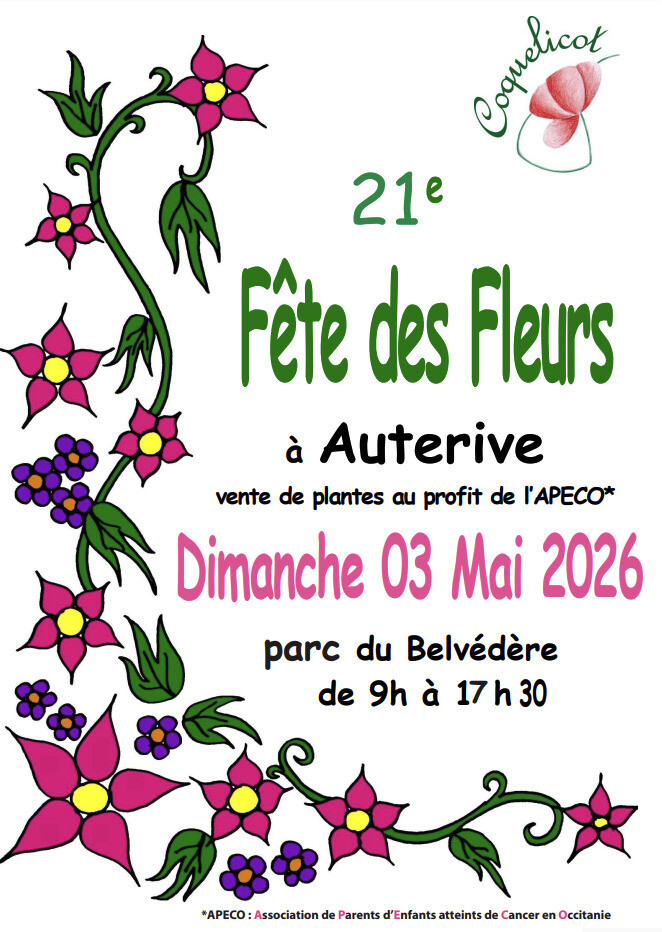 21ème Fête des fleurs - Coquelicot