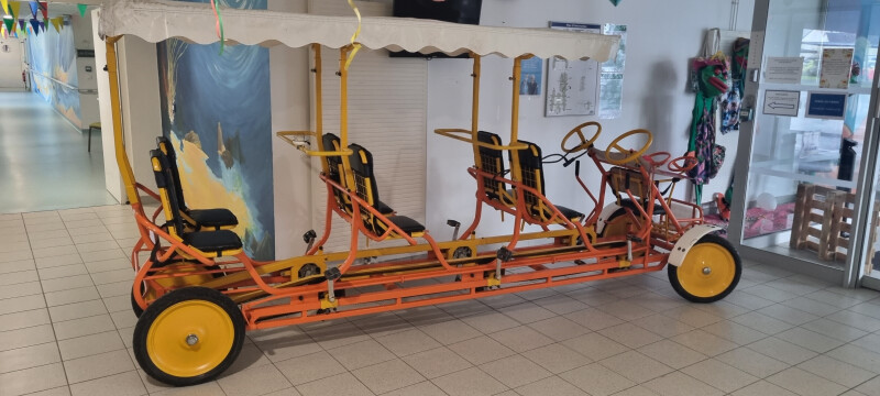 Promenade en rosalie et Challenge Vélo indoor