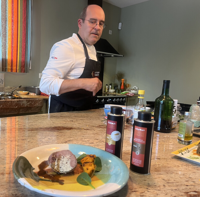 Atelier de cuisine avec Alain Delprat le mercredi 22 avril 2026 de 14h00 à 17h00 à notre mas Huile des Orgues