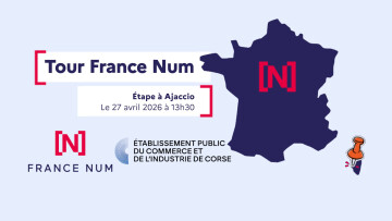 Tour France Num à Ajaccio