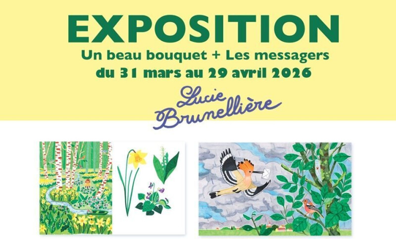 Exposition et atelier Lucie Brunellière à la médiathèque de Lacroix-Falgarde