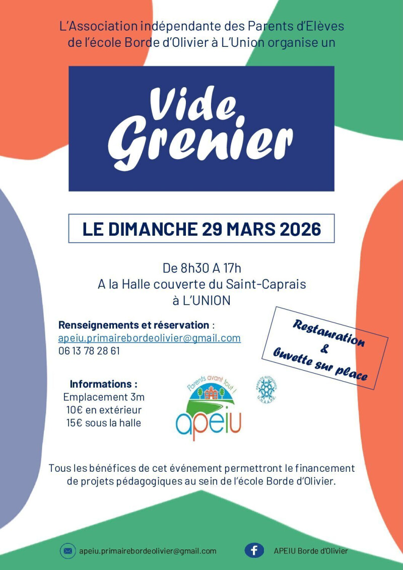 Vide grenier - Dimanche 29 mars