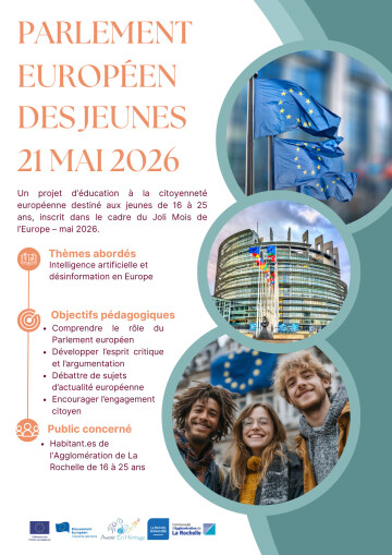 Parlement européen des jeunes - La Rochelle Agglomération