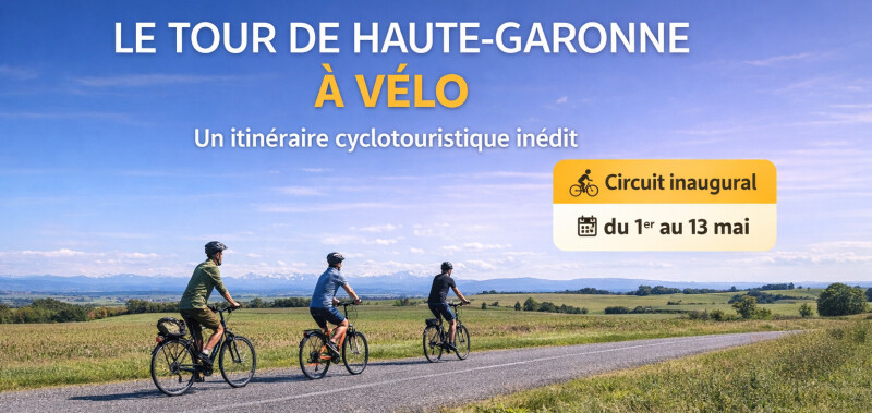 Le tour de la Haute-Garonne à Vélo
