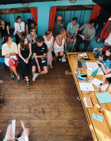 Sortie de résidence Compagnie Poema - Bleue