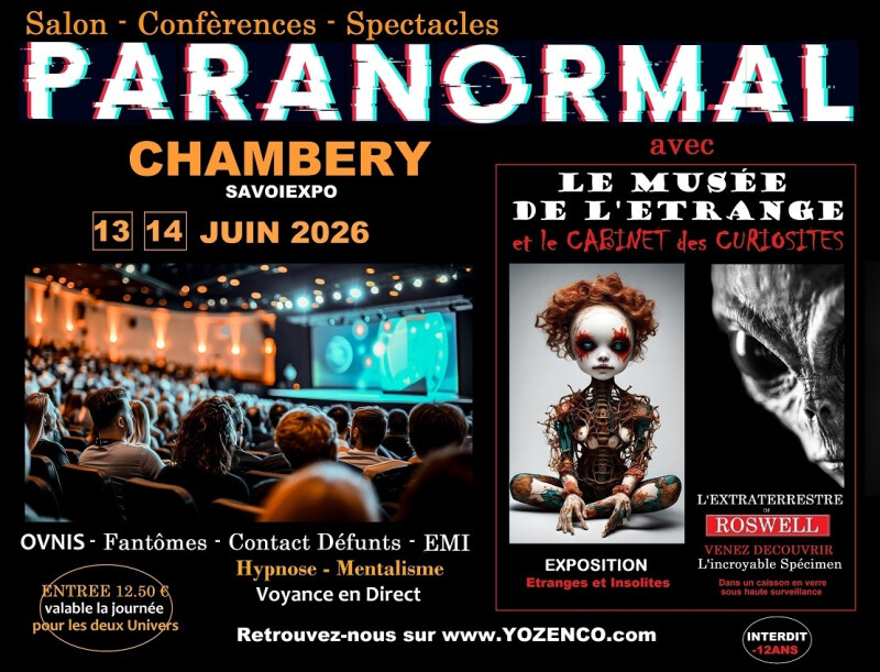 Salon du Paranormal au SavoiExpo à Chambéry