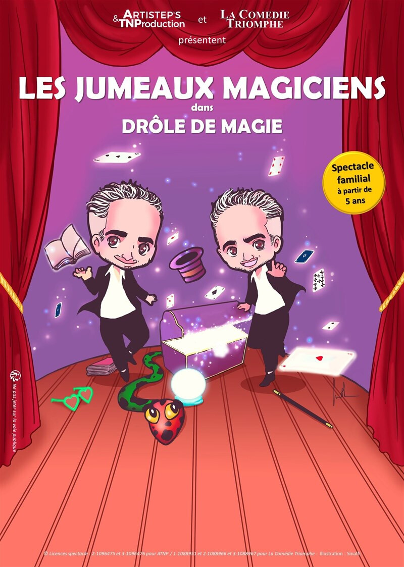Les jumeaux magiciens dans Drôle de magie