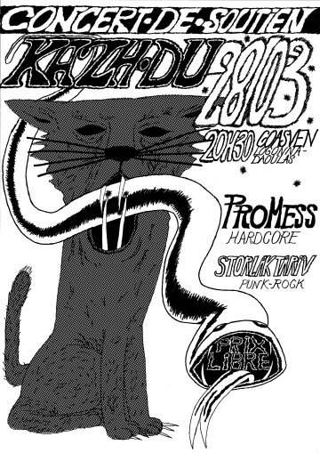Concerts à Goasven : ProMess (Hardcore) et Storlaktariv (Punk-rock)