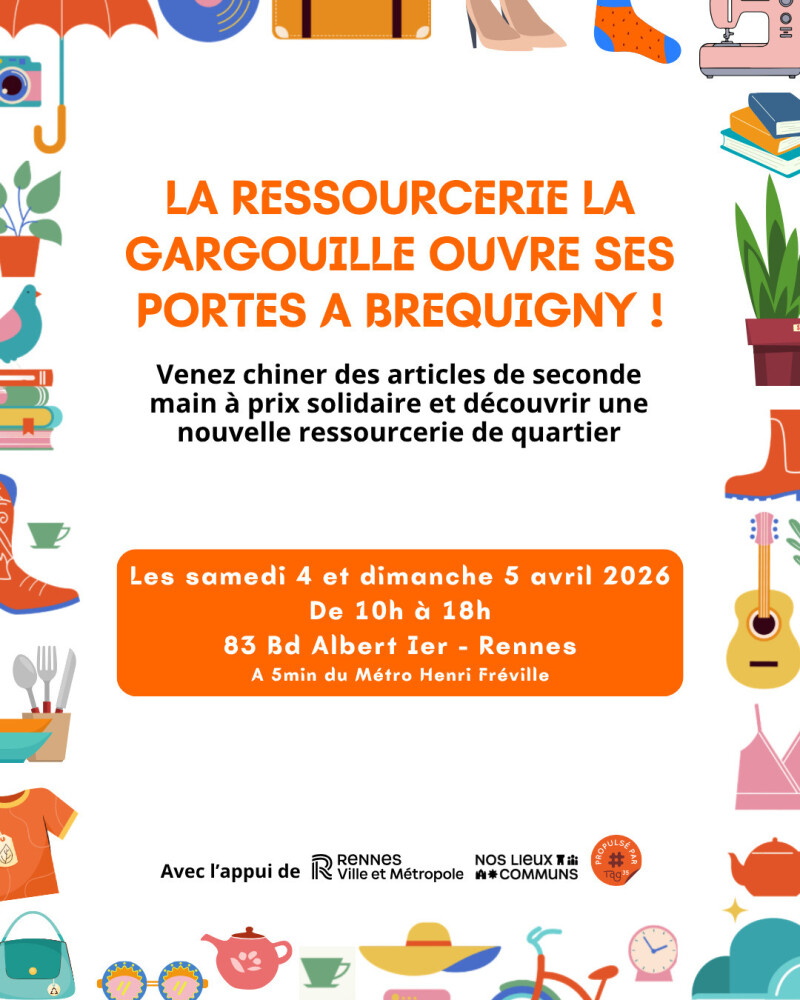 Ouverture de la boutique solidaire de La Gargouille
