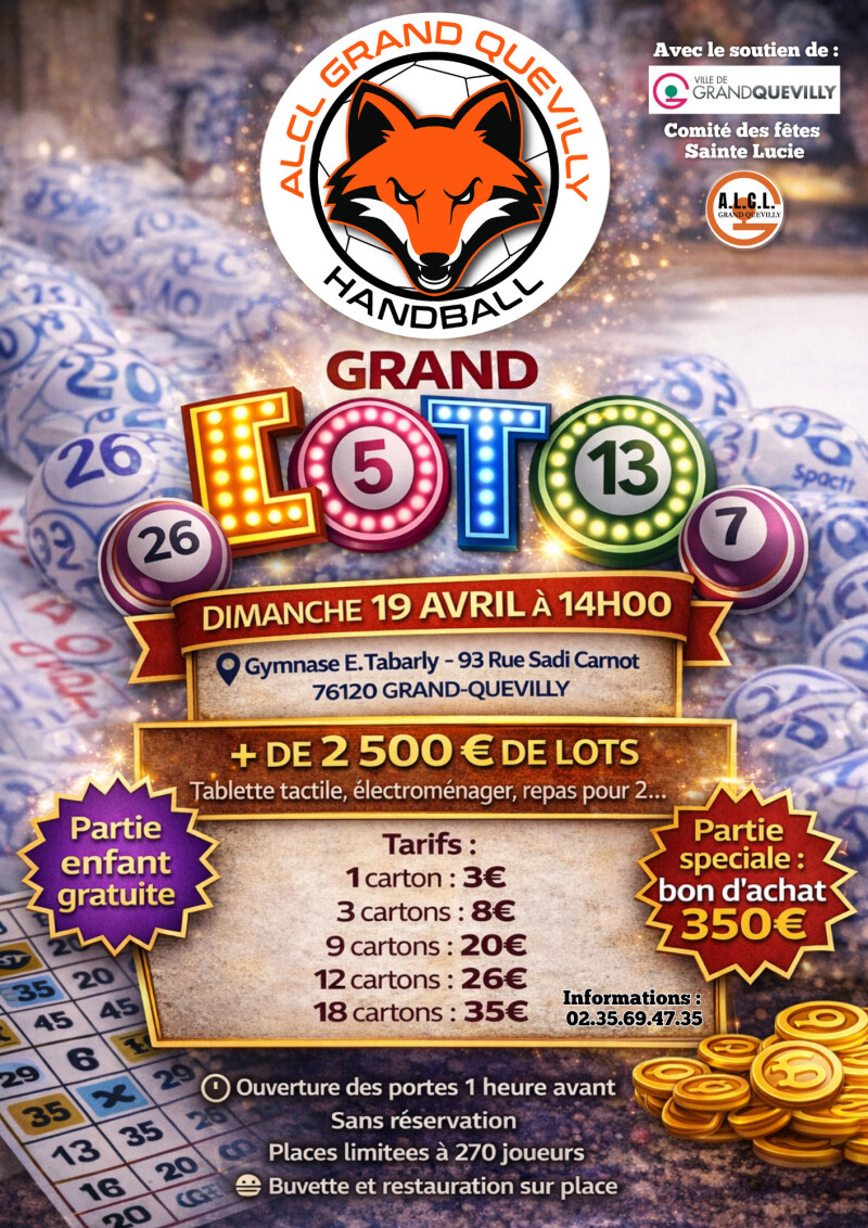 Loto de l'ALCL Handball