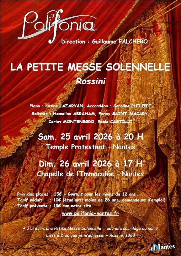 Concert Rossini par le chœur Polifonia