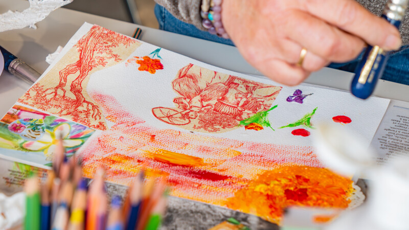 Atelier créatif d'art postal