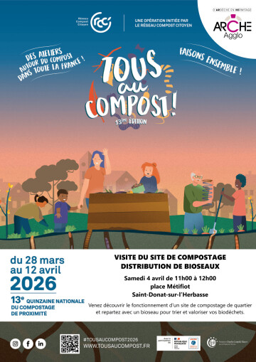 Visite d’un site de compostage collectif