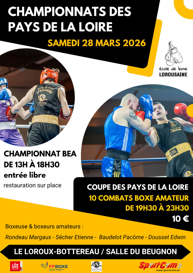 championnats des pays de la Loire boxe éducative assaut