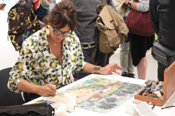 Démonstration - restauration d'oeuvres d'art