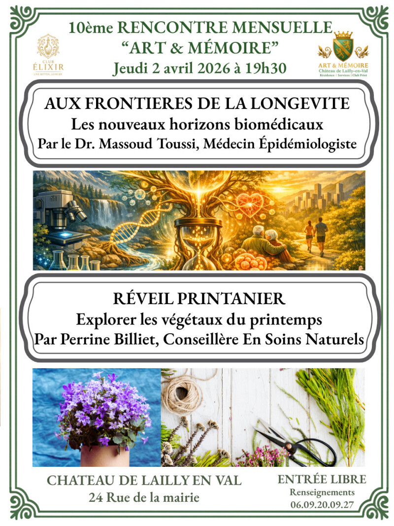 10ème Rencontre Mensuelle "Art & Mémoire" au Château de Lailly en Val