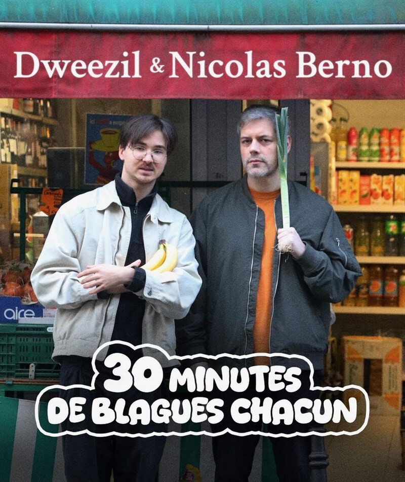 Dweezil & Nicolas Berno : 30 minutes de blagues chacun